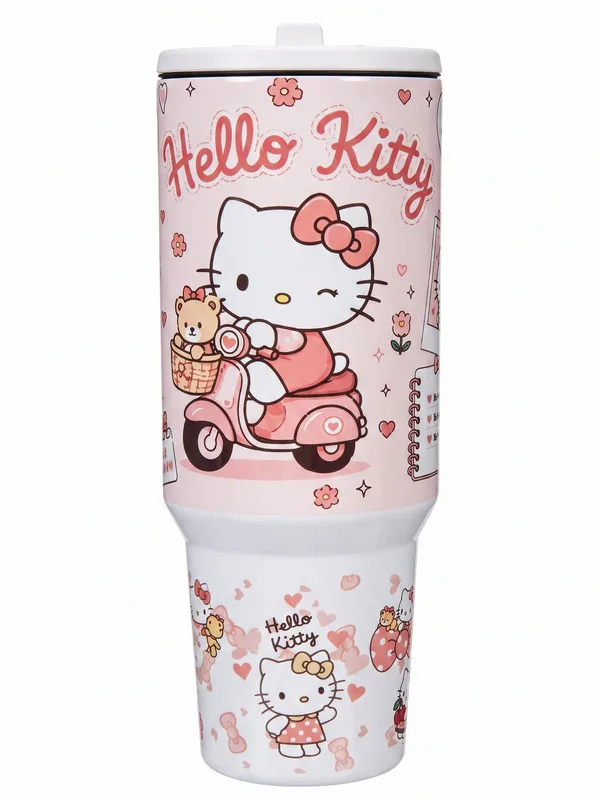 Termo Hello Kitty Scooter 1.2L con Asa