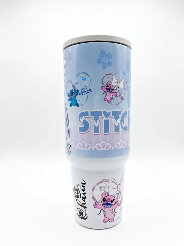 Termo Stitch & Angel "Her Stitch / His Angel" 1.2L con Asa  foto 2