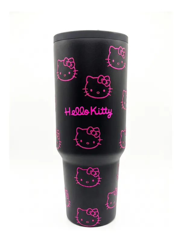 Termo Hello Kitty Negro  1.2L con Asa Movible