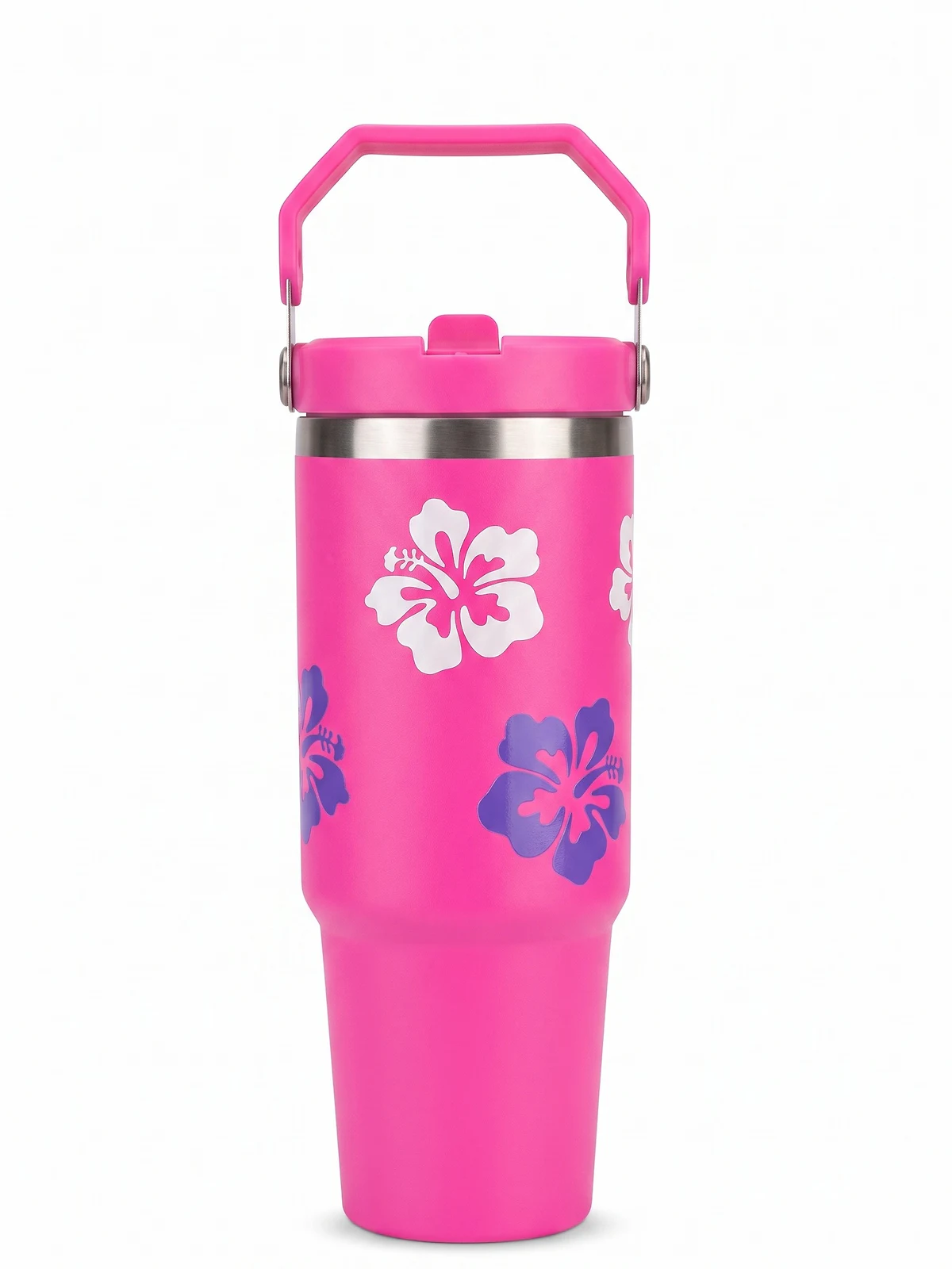 Termo Stitch Piña Fucsia 900ml con Asa — foto 2 de 2
