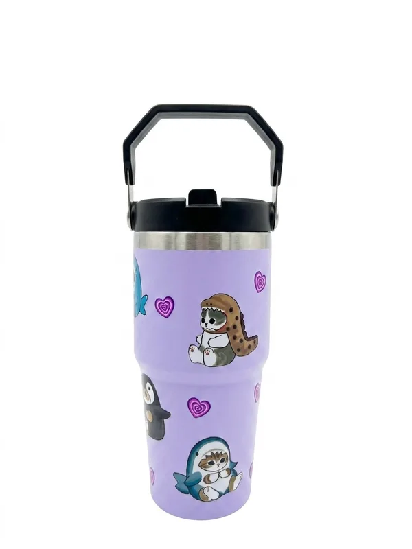 Termo Gatitos Disfrazados 600ml con Asa