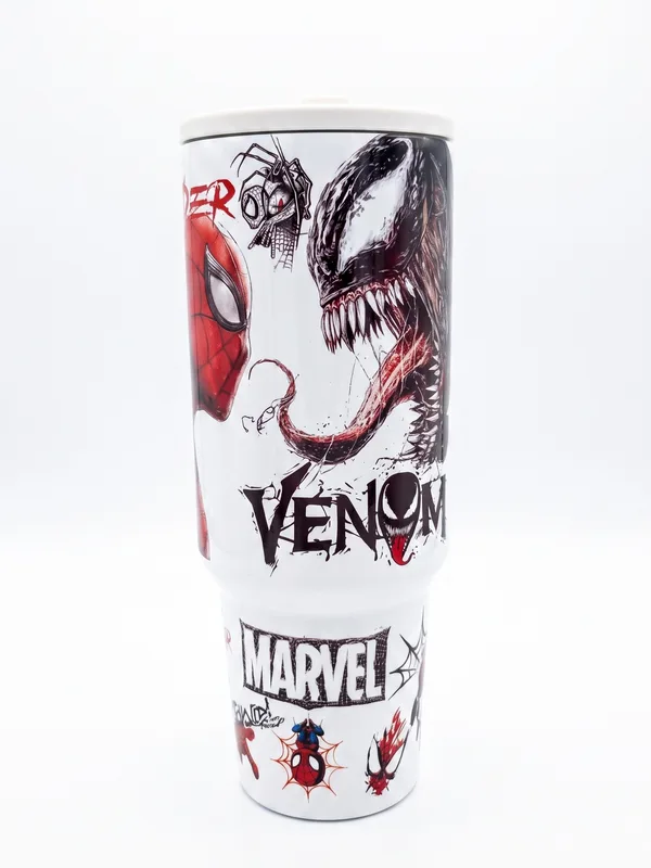Termo Spider-Man vs Venom 1.2L con Asa