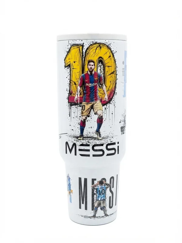 Termo Messi "10" Barcelona 1.2L con Asa foto 1