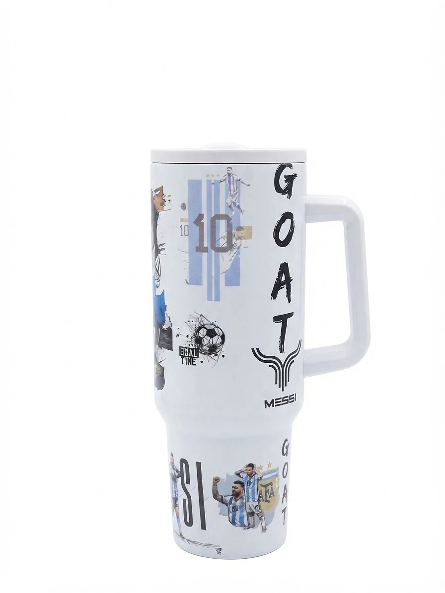 Termo Messi Retrato Barcelona 1.2L con Asa — foto 3 de 3