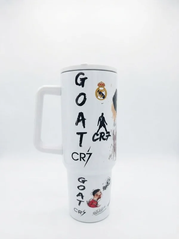 Termo Cristiano Ronaldo "Goal Time" 1.2L con Asa foto 2