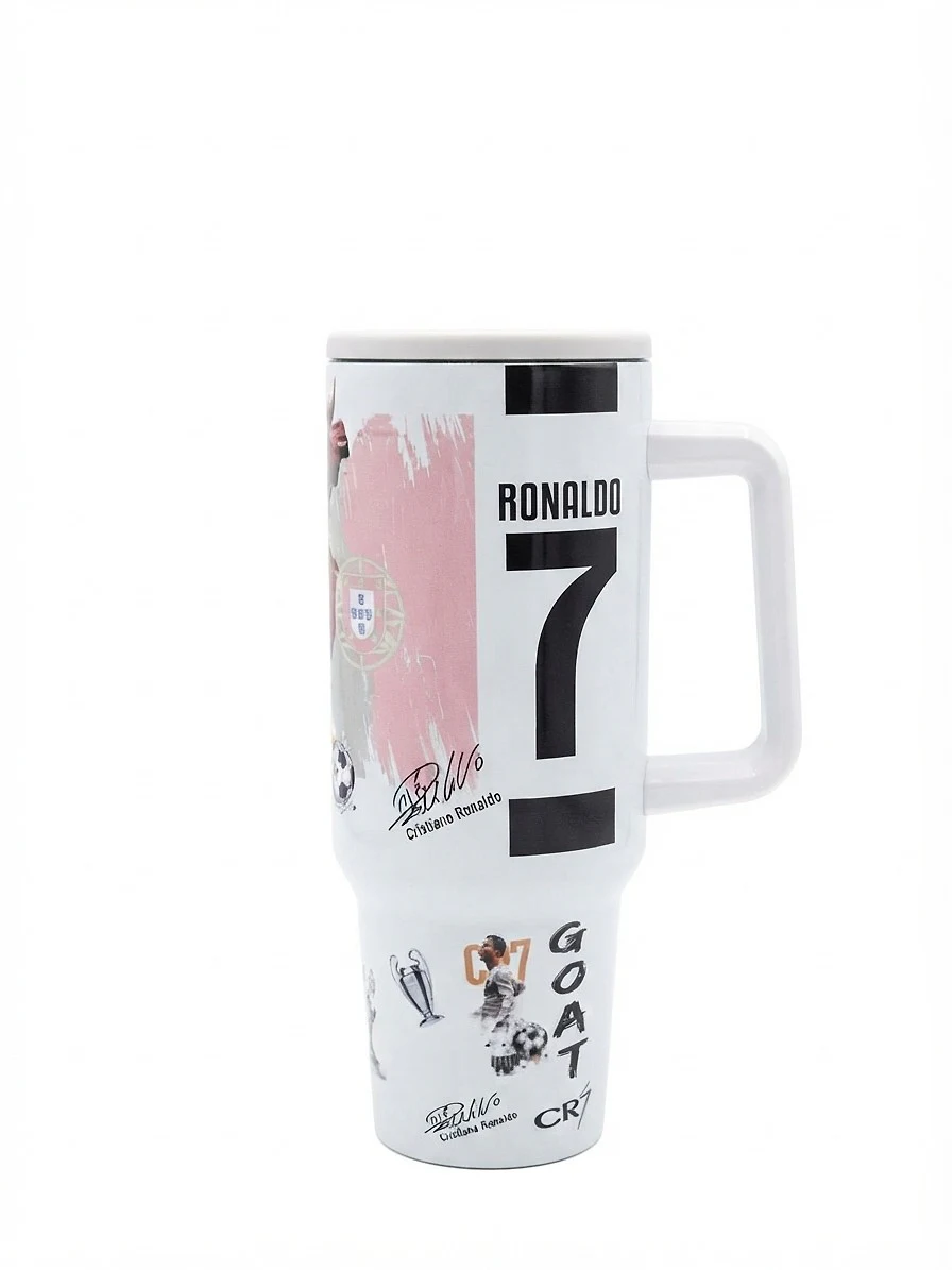 Termo Cristiano Ronaldo "Goal Time" 1.2L con Asa — foto 3 de 3