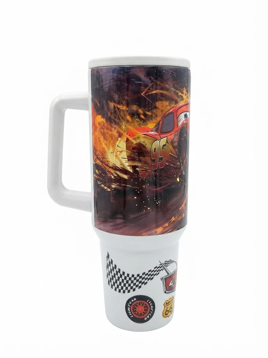 Termo Cars Rayo McQueen Fuego 1.2L con Asa — foto 2 de 2