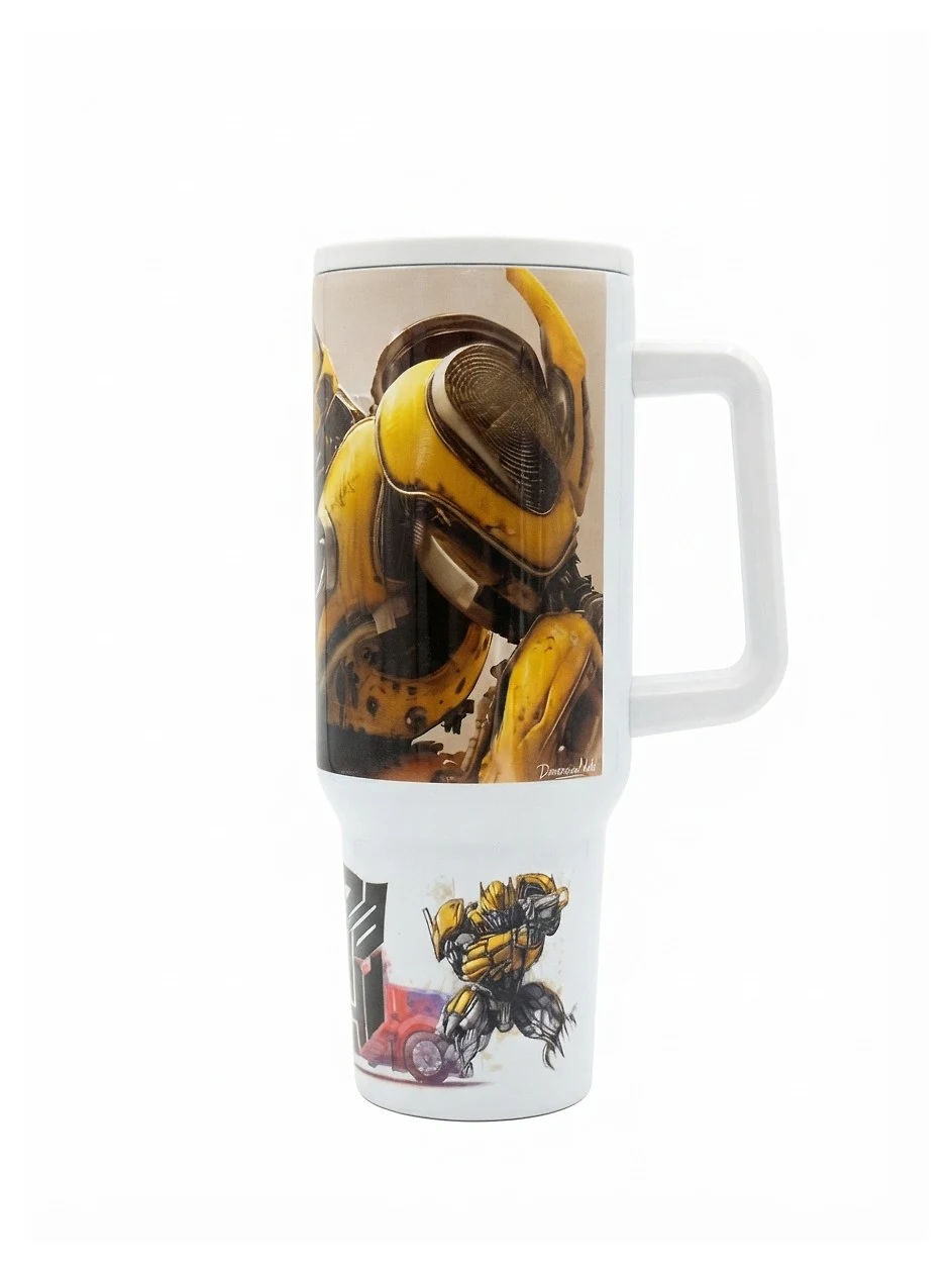 Termo Transformers Bumblebee 1.2L con Asa — foto 3 de 3