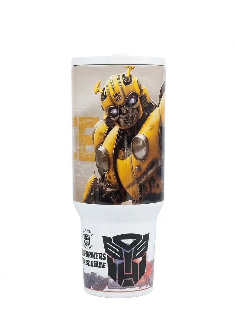 Termo Transformers Bumblebee 1.2L con Asa — foto 1 de 3