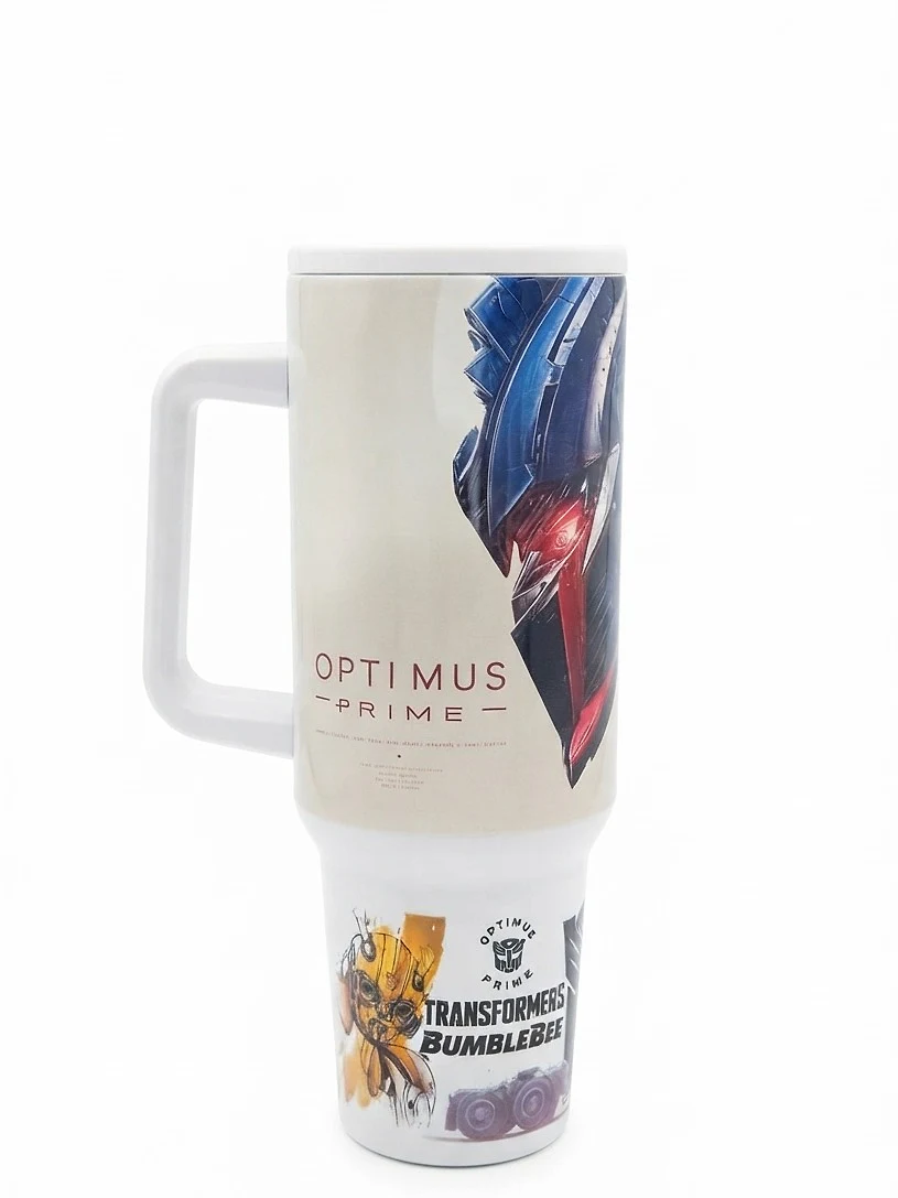 Termo Transformers Optimus Prime 1.2L con Asa — foto 1 de 2