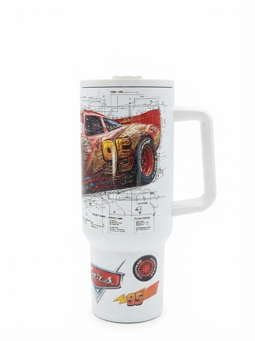 Termo Cars Rayo McQueen Blueprint 1.2L con Asa — foto 3 de 3